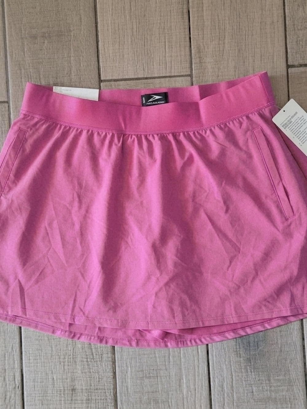 Crane Pink Athletic Skirt with Built-In Shorts